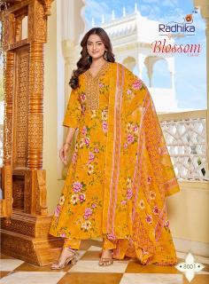 Radhika lifestyle blossom vol 8 textiles wholesale kurtis